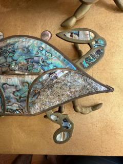  Los Castillos Pair of Brass Crab Sculptures - 4131312