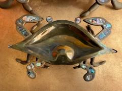  Los Castillos Pair of Brass Crab Sculptures - 4131315