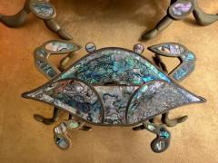  Los Castillos Pair of Brass Crab Sculptures - 4131324