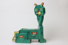  Louis Wain Cubist Ceramic Sculpture of Cat by Louis Wain 1914 England - 2855044