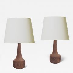  Lovemose Pair of Table Lamps by L vemose Keramik - 4595364