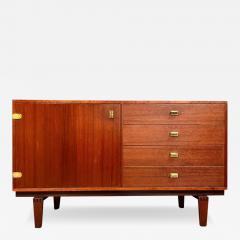  Lovig Dansk Danish Modern Teak 4 Drawer Sideboard by Peter Lovig Nielsen Mid Century - 3360187
