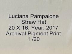  Luciana Pampalone Contemporary Portrait of a Woman Photography Print Titled Staw Hat  - 2873748