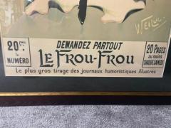  Lucien Henri Weil Lucien Henri Weil WEILUC Le Frou Frou French Vintage Poster Wall Art - 2873583