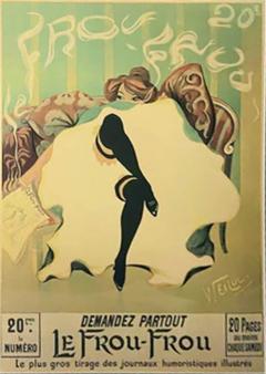  Lucien Henri Weil Lucien Henri Weil WEILUC Le Frou Frou French Vintage Poster Wall Art - 2878100