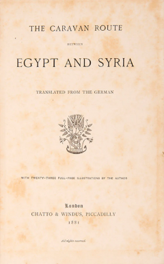  Ludwig SALVATOR The caravan route by Ludwig SALVATOR - 3581288