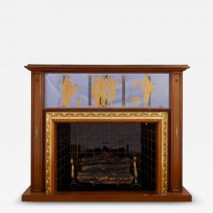  Luigi Brusotti Curious Mid Century Italian Bar Cabinet Fireplace 1940 by Luigi Brusotti - 3981542