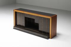  Luigi Brusotti Luigi Brusotti buffet with fireplace Art Deco 1940s - 2257953