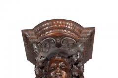  Luigi Frullini Pair Of Renaissance Revival Carved Walnut Wall Brackets By Luigi Frullini - 4139076
