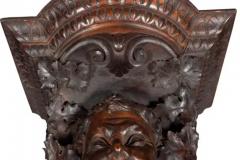  Luigi Frullini Pair Of Renaissance Revival Carved Walnut Wall Brackets By Luigi Frullini - 4139101
