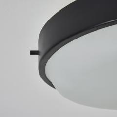  Lumi Large 1950s Glass and Metal Wall or Ceiling Lamp by Oscar Torlasco for Lumi - 2818176