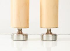  Lumi Pair of Chrome Table Lamps by Lumi Italy circa 1960 - 3390917