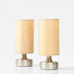  Lumi Pair of Chrome Table Lamps by Lumi Italy circa 1960 - 3392137