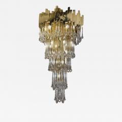  Lumica Important drops chandelier Editions BD Lumica Barcelona Spain Circa 1970 - 3733842