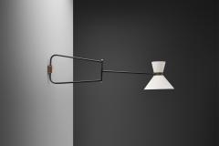  Lunel Wall Lamp with Diabolo Shade by Lunel Attr France Mid 20th Century - 4685188