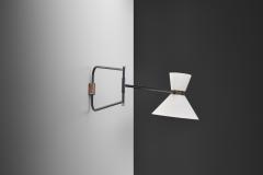  Lunel Wall Lamp with Diabolo Shade by Lunel Attr France Mid 20th Century - 4685190