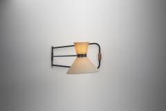  Lunel Wall Lamp with Diabolo Shade by Lunel Attr France Mid 20th Century - 4685191
