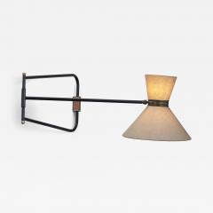  Lunel Wall Lamp with Diabolo Shade by Lunel Attr France Mid 20th Century - 4692024