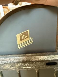  Lupi Cristal Luxor Antonio Lupi Art Deco Wall Mirror Italy c 1970s - 4626628