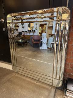  Lupi Cristal Luxor Antonio Lupi Art Deco Wall Mirror Italy c 1970s - 4626631