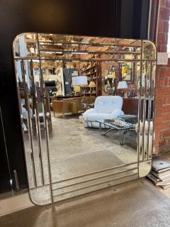  Lupi Cristal Luxor Antonio Lupi Art Deco Wall Mirror Italy c 1970s - 4626632