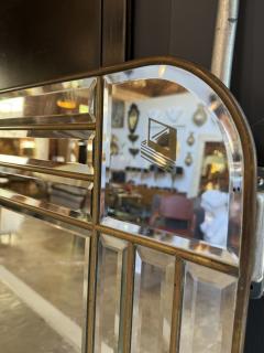  Lupi Cristal Luxor Antonio Lupi Art Deco Wall Mirror Italy c 1970s - 4626633