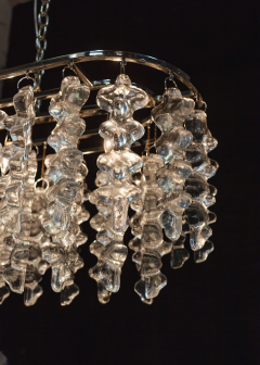  Luxe BRUTALE Venetian Glass Dining Chandelier D58 - 3686803