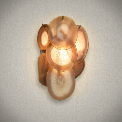  Luxe CAMILLE Wall Sconce Color Cafe Au Lait - 3454375