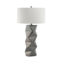  Luxe CARINA Geometric Ceramic Sculpture Table Lamp - 3453799