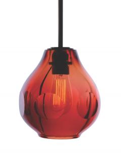  Luxe DUCELLO Hand Blown Crystal Single Pendant Media Glass - 3454297