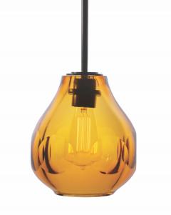  Luxe DUCELLO Hand Blown Crystal Single Pendant Media Glass - 3454317