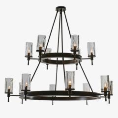  Luxe FIAMMI Two Tier Flame Chandelier 48 - 3454232