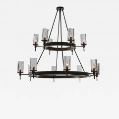  Luxe FIAMMI Two Tier Flame Chandelier 48 - 3571892