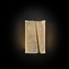  Luxe LEAN ON ME Textured Glass Wall Sconce Piccolo Left - 3454067