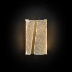  Luxe LEAN ON ME Textured Glass Wall Sconce Piccolo Right - 3454055