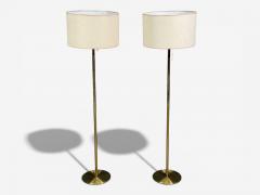  Luxus Luxus Vittsj Floor Lamps Patinated Brass Sweden 1960s - 4481421