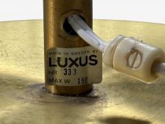  Luxus Luxus Vittsj Floor Lamps Patinated Brass Sweden 1960s - 4481423