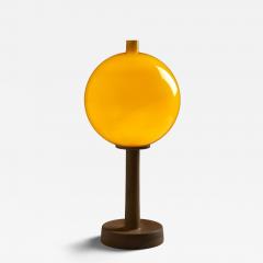  Luxus Mid Century Ash and Glass Table Lamp 1960s - 4503966