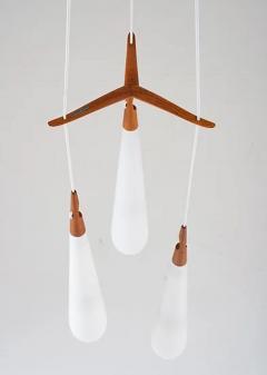  Luxus Midcentury Swedish Chandelier by Luxus Sweden - 2575713