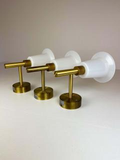  Luxus Midcentury Wall Mounted Brass and Acrylic Lamps Luxus Sweden 1960s - 2321031