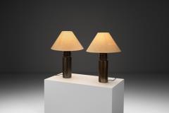  Luxus Pair of Model 1041 Table Lamps by Luxus Sweden Mid 20th Century - 4556355