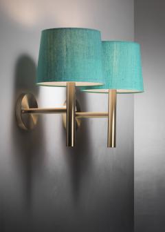  Luxus Pair of Uno sten Kristiansson wall lamps for Luxus - 3937117