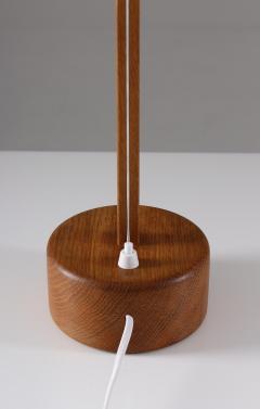  Luxus Swedish Midcentury Table Lamps in Acrylic and Oak by Luxus 1960s - 835544