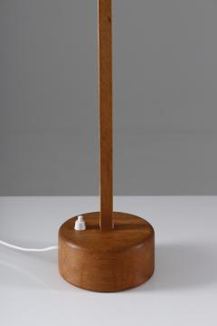  Luxus Swedish Midcentury Table Lamps in Acrylic and Oak by Luxus 1960s - 835545