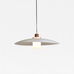  Luxus Teak and Plexiglass Model 1534 Pendant 1960s - 4503974