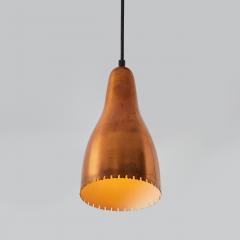  Lyfa 1950s Bent Karlby Perforated Copper Pendant for Lyfa - 3609892