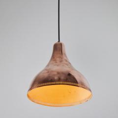  Lyfa 1950s Bent Karlby Perforated Pendant in Copper for Lyfa - 3668634