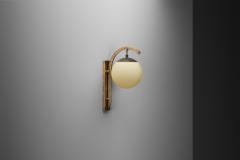  Lyfa Art Deco Dome Wall Lamp by Lyfa Attr Denmark ca 1930s - 4563377