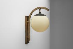  Lyfa Art Deco Dome Wall Lamp by Lyfa Attr Denmark ca 1930s - 4563383