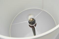 Lyfa Brass and Wood Floor Lamp with Tripod Base by Lyfa Denmark ca 1960s - 4543499
